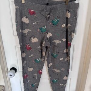 Torrid Gray Pug Print Lounge Pants
